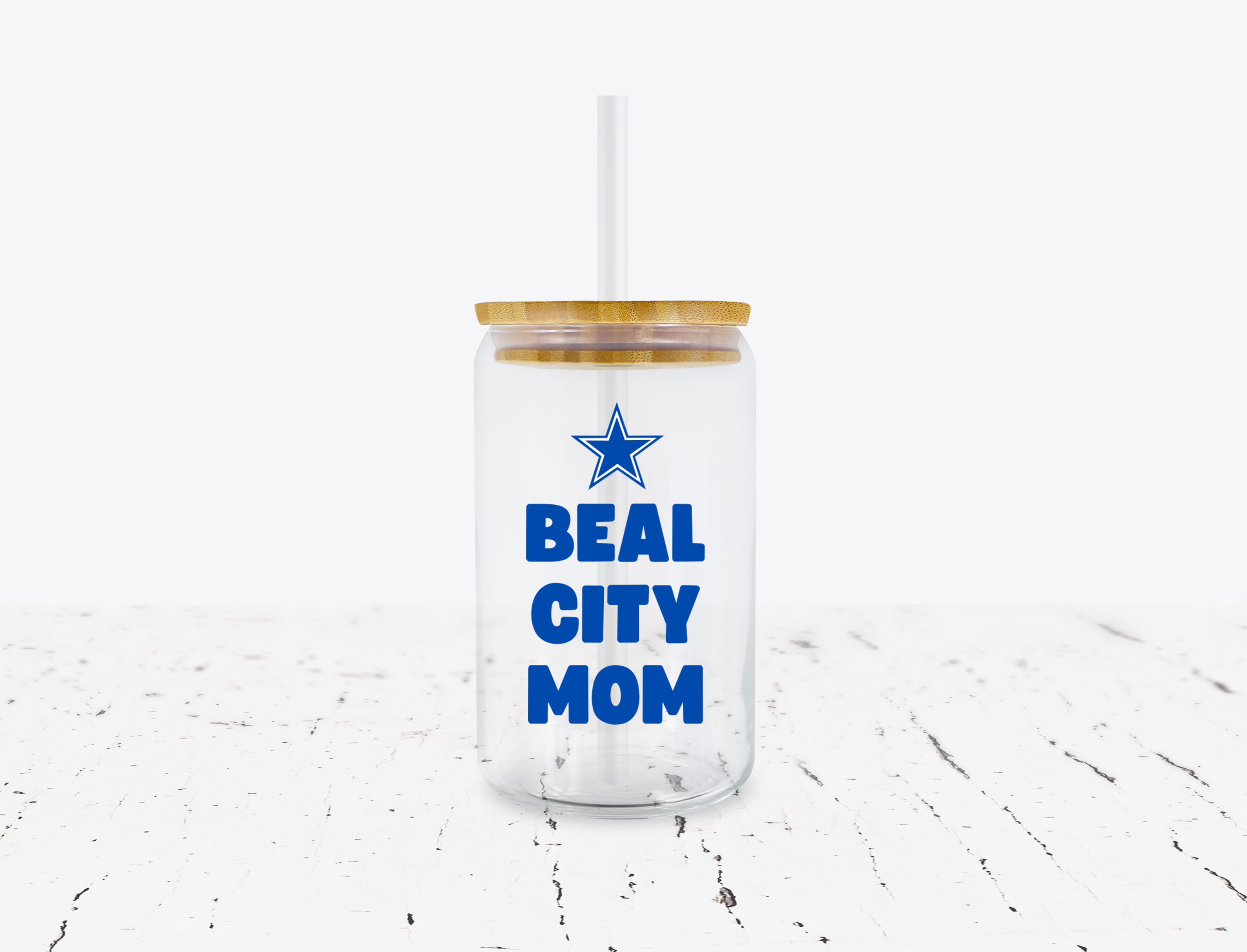 Beal City Mom 16 oz. Libbey Glass – The Marigold Press Co.