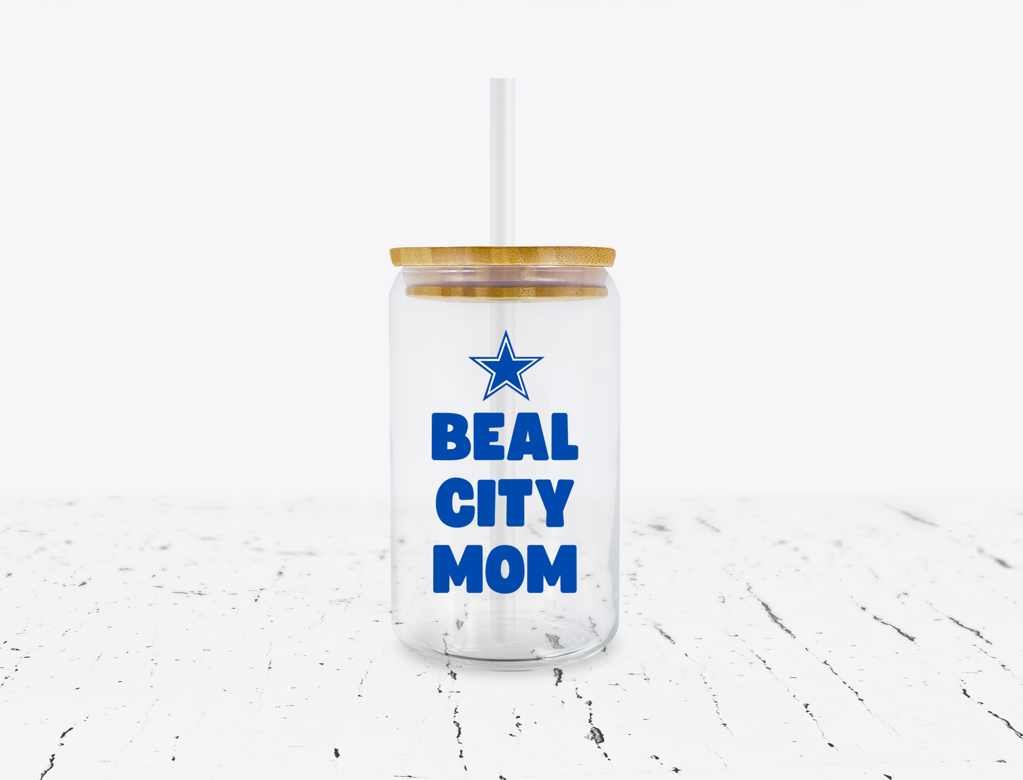 Beal City Mom 16 oz. Libbey Glass